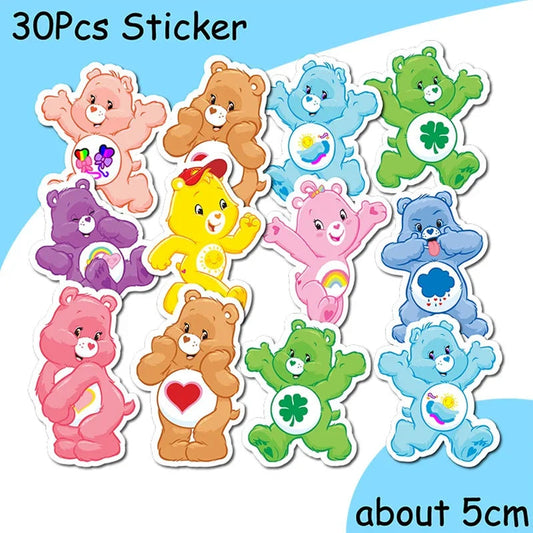 rainbow bears birthday decoration angle disposable tableware cup plate tablecloth baby shower kids girls boy party supplies Good Vibrations