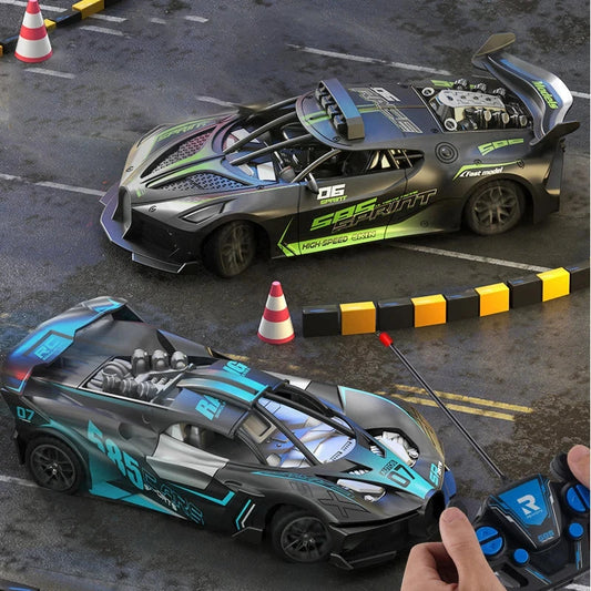 Rc Car 4Ch High-Speed Remote Control Drift Racing Car Electric Sportscar Toy Vehicle Model Toys for Boys Kids Birthday Gift Good Vibrations