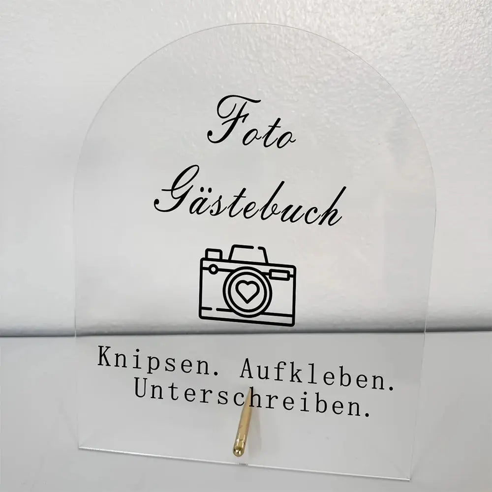 Wedding Photo Guestbook Acrylic Sign Showcases photo guestbook SNAP IT. STICK IT. SIGN IT. for Weddings Events Parties Good Vibrations