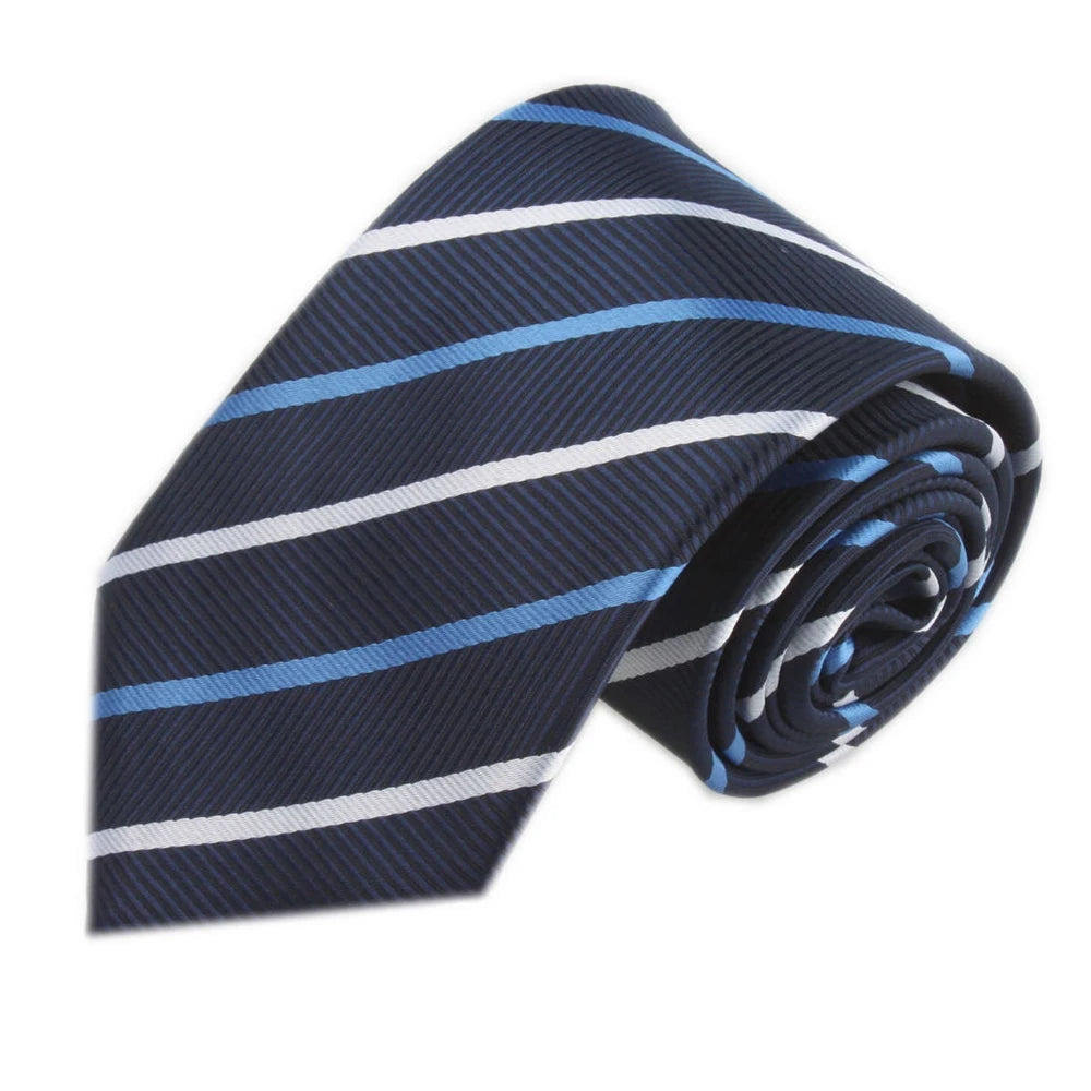 Fashion Ties for Men Women 8cm 3.15'' Business Wedding Accessories Silk Tie Mens Black Blue Gray White Pink Red Necktie Good Vibrations