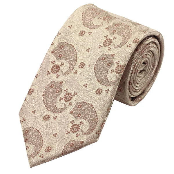 Mens Tie Ivory Red Green Blue Pink Geometric Solid Ties Hanky Cufflinks Set Necktie Formal Wedding Dinner Party Good Vibrations