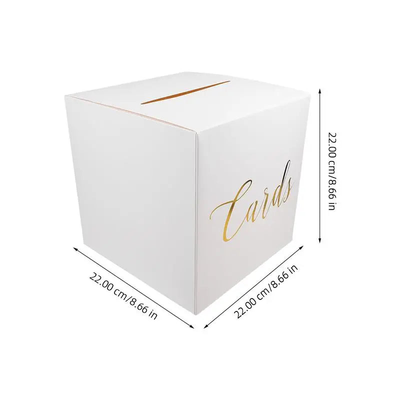 Wedding Card Box Envelope Money Card Receiving Box For Wedding Reception Graduation Birthday Party Baby Shower Good Vibrations
