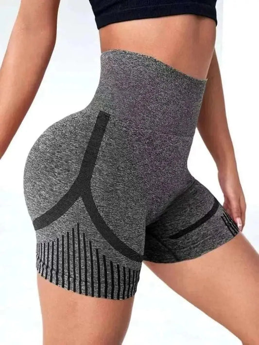 Women Yoga Shorts High Waist Workout Shorts for Fitness & Gym Good Vibrations