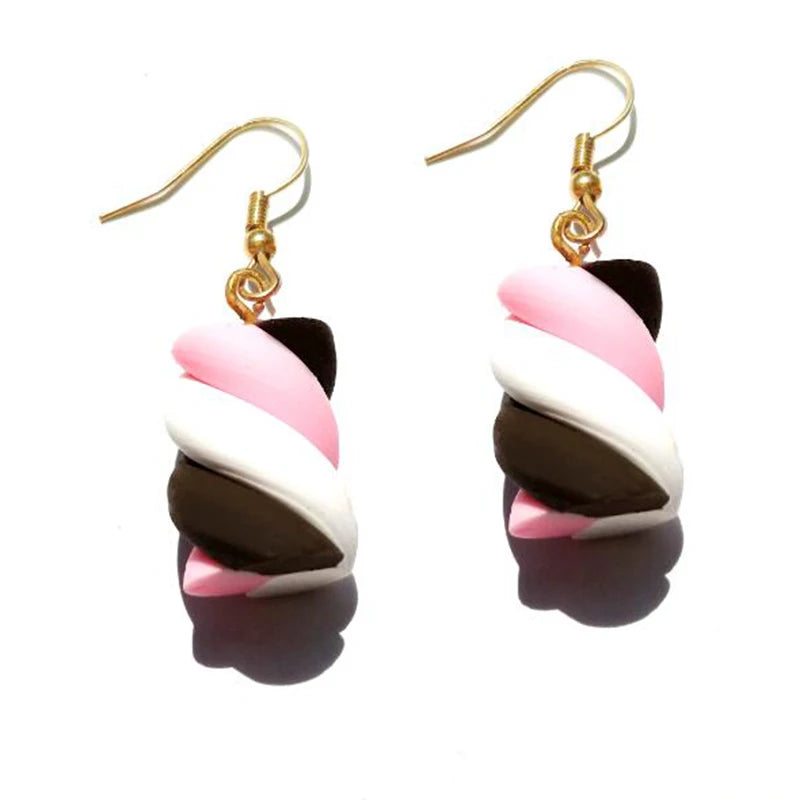 Earrings For Women Girls Cute Foods Hamburg Pizza Chicken Leg Candy Bottle Handmade Candy Kids Funny Resin Good Vibrations Adult Super Store