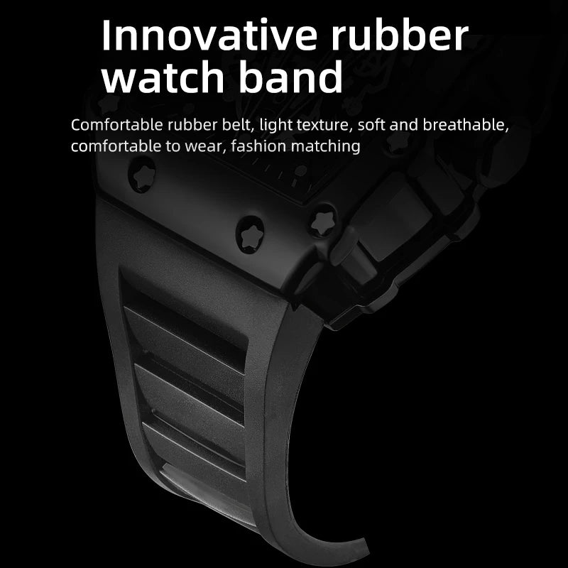 Foreign Trade Watch Large Dial For Men Quartz Waterproof Sport Square Luminous Watch For Men Good Vibrations