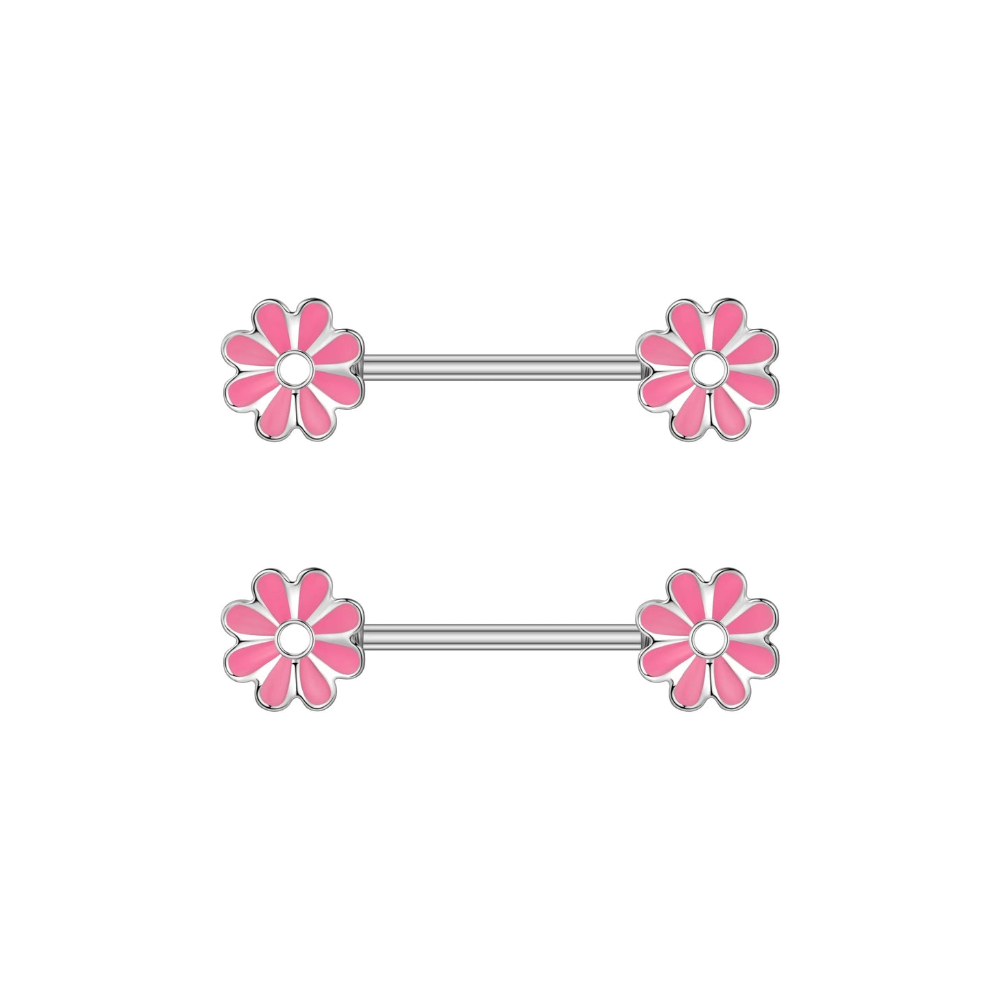 2pcs Steel Bear Dangled Zircon Nipple Piercing Sexy Breast Cover for Women Fashion Starfish Heart Shield Bar Barbell Nipple Ring Good Vibrations Adult Super Store