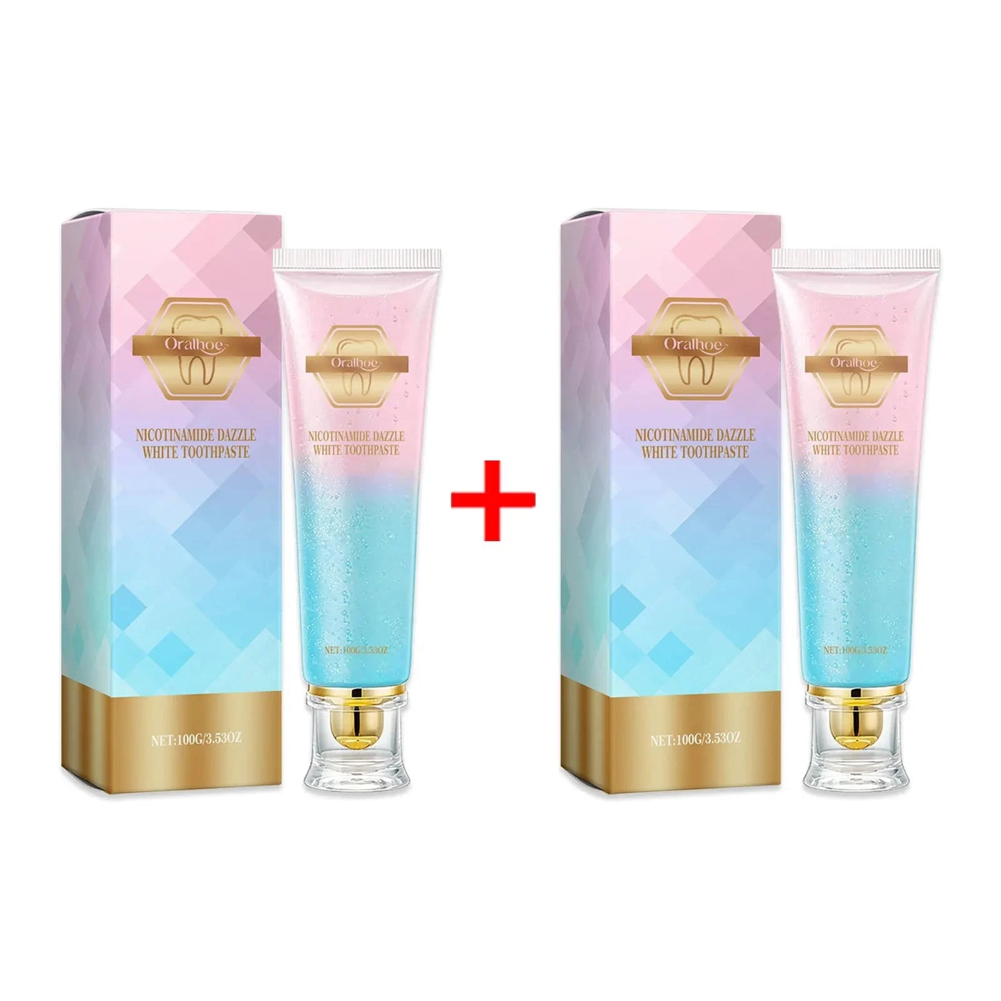 Nicotinamide Teeth Brightening Toothpaste Fresh Breath Deeply Cleaning Hygiene Removing Plaque Stains Oral Care Toothpastes 100g Good Vibrations