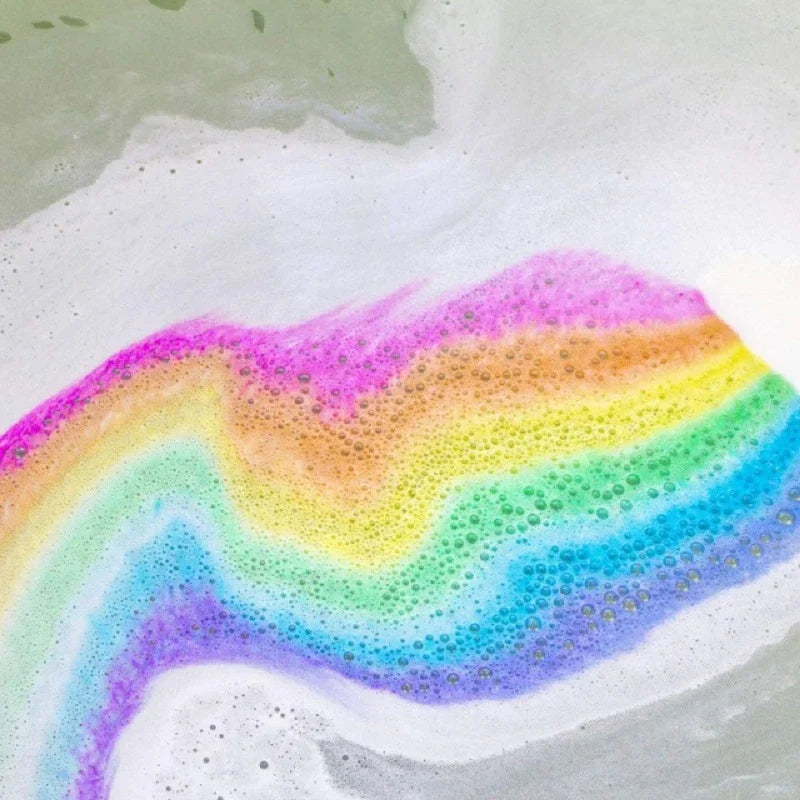 Natural Skin Care Cloud Rainbow Bath Salt Exfoliating Moisturizing Bubble Bath Bombs Ball Good Vibrations