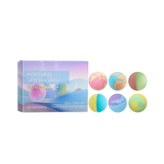 Bath Bomb Lasting Fragrance Aromatherapy Floral Scent Exfoliating Moisture Body Wash Cleansing Spa Salt Ball Bubble Bombs Shower Good Vibrations