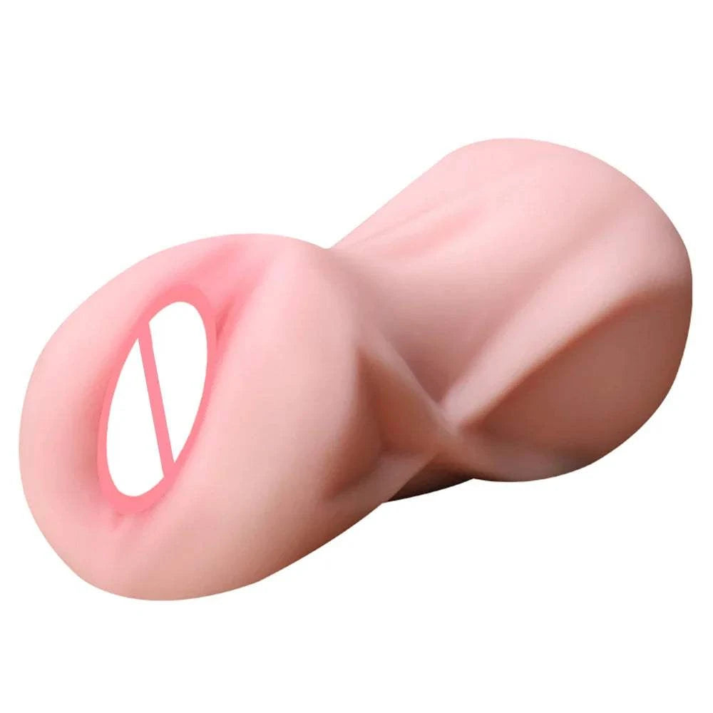 Male masturbator sex toy, realistic textured soft pocket pussy for men.