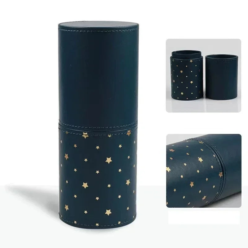 PU Leather Travel Empty Cosmetic Brushes Pen Holder Makeup Artist Bag Brushes Organizer Make Up Tools Good Vibrations