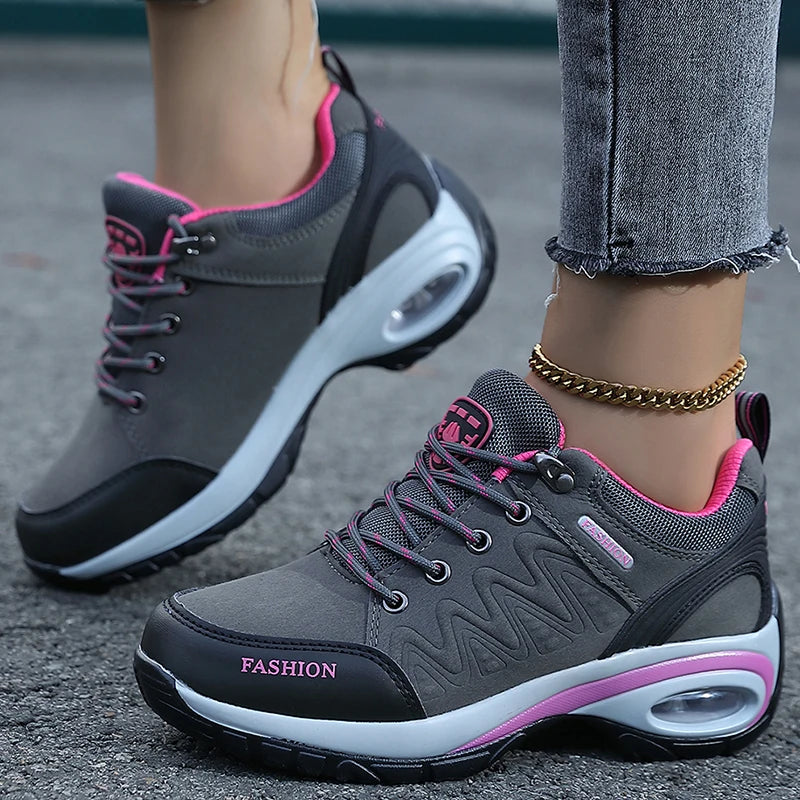 Women's Sneaker 2025 Women Sneakers With Heels Casual Shoes Woman Vulcanize Footwear Autumn Zapatillas De Mujer Casual Sports Good Vibrations
