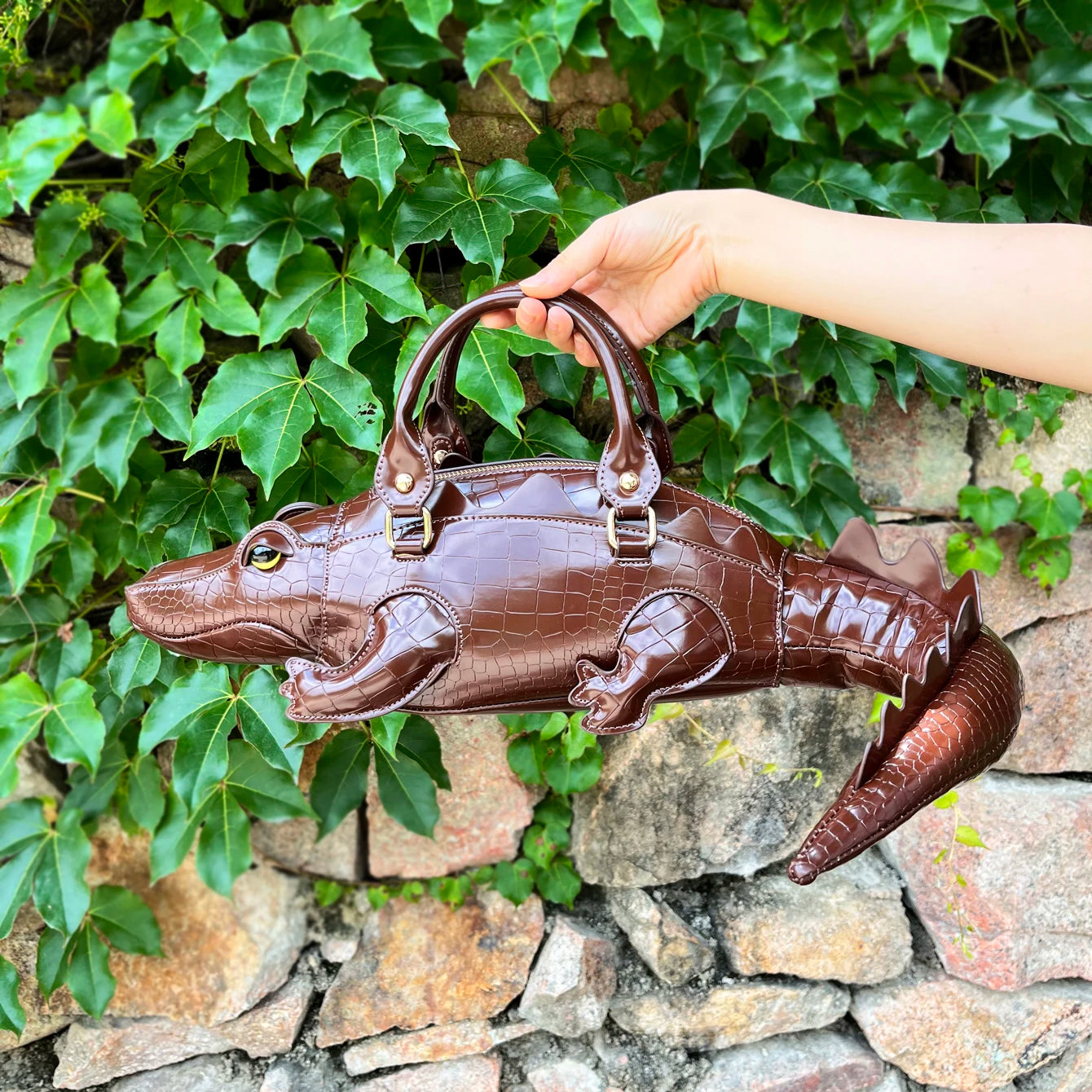 Purses and handbag luxury Designer Women's bag Purse pu leather high quality handmade handbags funny Shape Shoulder bag Good Vibrations