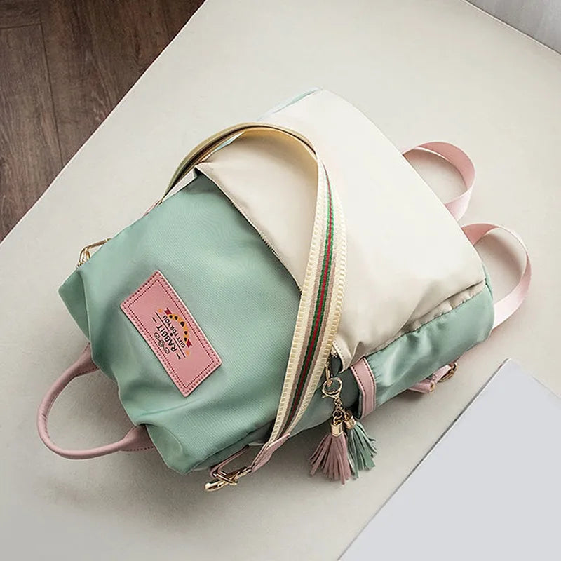 New High Quality Women's Shoulder Bag Large Capacity Oxford Cloth Bags Ladies Backpack Woman Color Tote Women Shoulder Backpacks Good Vibrations Adult Super Store