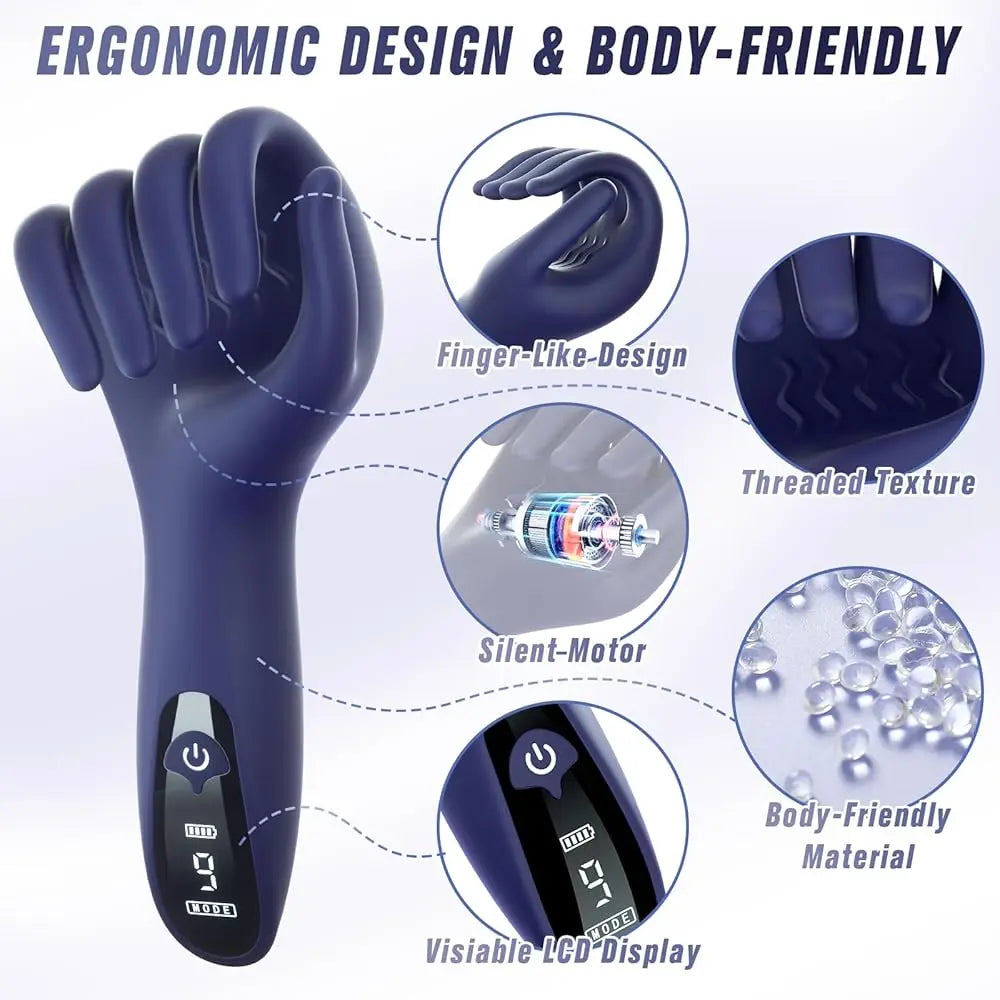 Glans Trainer for Men Powerful Vibrating Penis G Spot Masturbator Soft Fingertip Prolong Endurance Massage Vibrator Erotic Toys Good Vibrations Adult Super Store