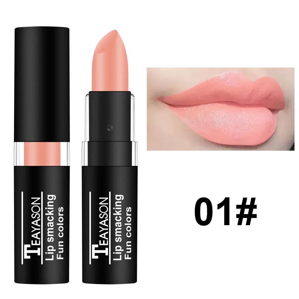 Matte Lipstick Long Lasting Waterproof Black White Lip Gloss Velvet Lip Tint Christmas Halloween Make Up Wholesale Good Vibrations