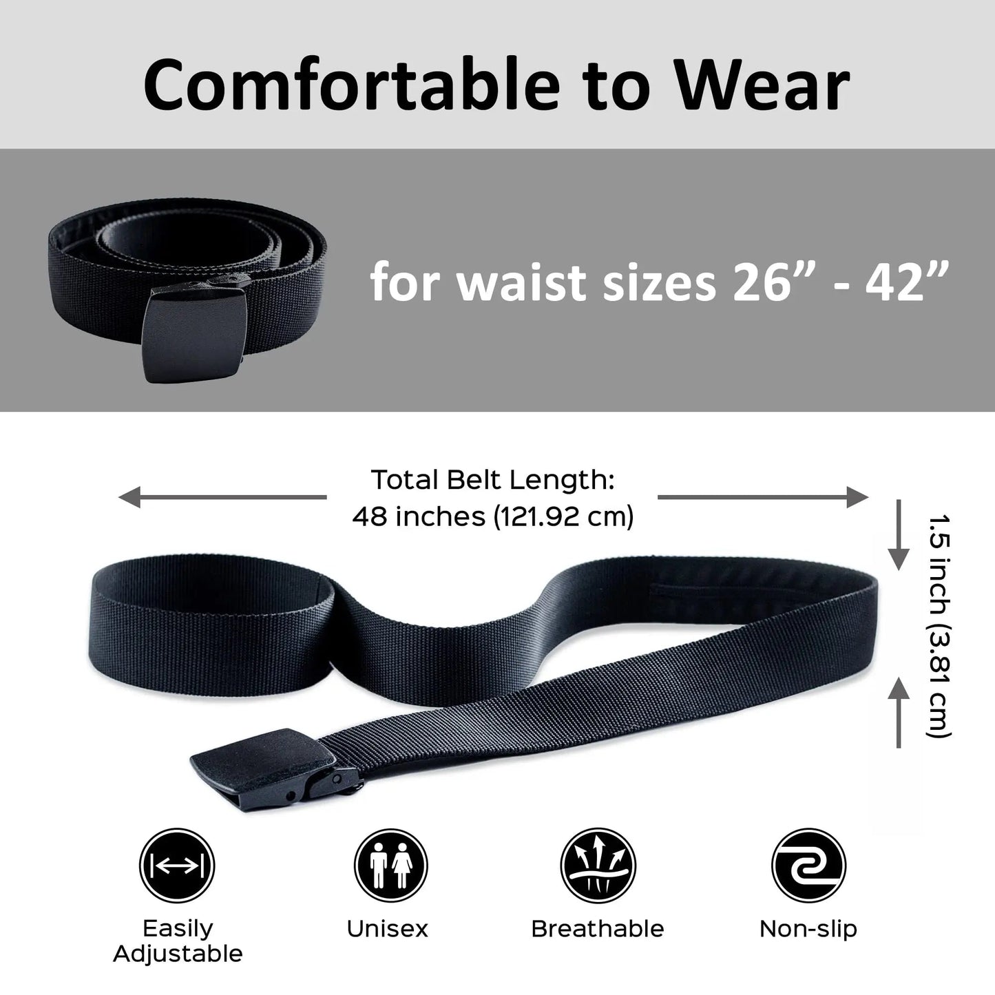 Travel Cash Anti Theft Belt Waist Bag Women Portable Hidden Money Strap Belt Wallet Waist Pack Men Secret Hiding Belt 120cm Good Vibrations