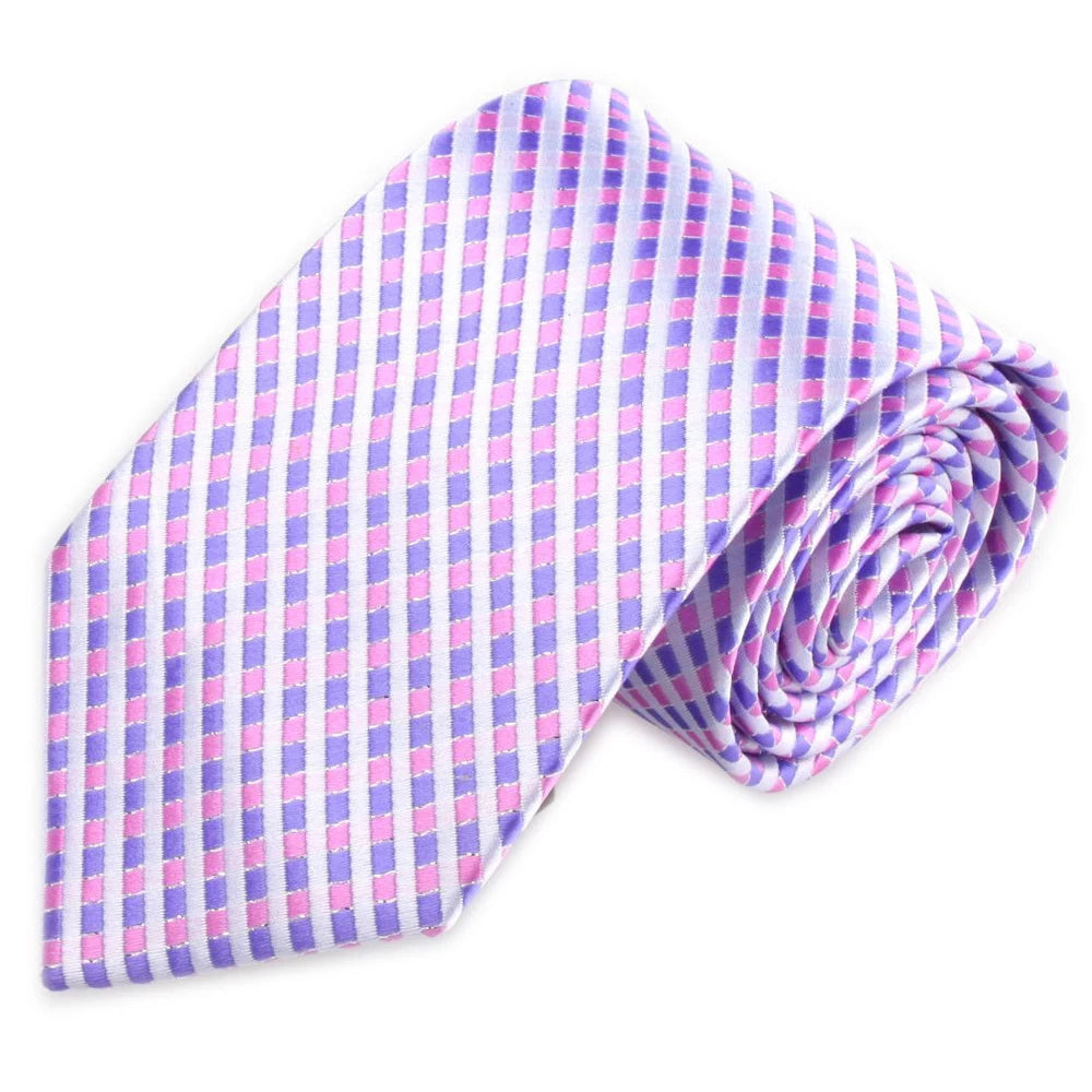 Fashion Ties for Men Women 8cm 3.15'' Business Wedding Accessories Silk Tie Mens Black Blue Gray White Pink Red Necktie Good Vibrations