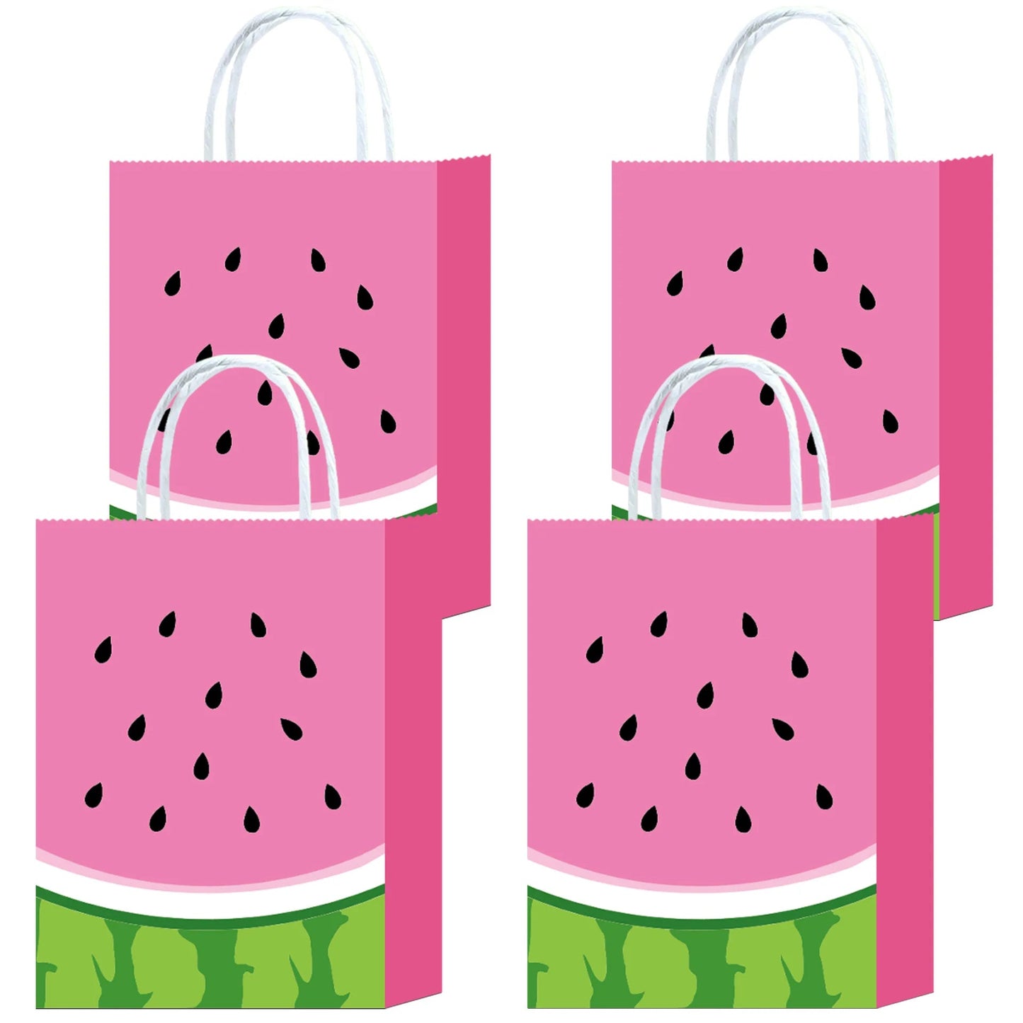 One in a Melon Cupcake Topper Baby Kids 1st Birthday Party Cake Decor Watermelon Themed Party Supplies Baby Shower Girl Birthday Good Vibrations