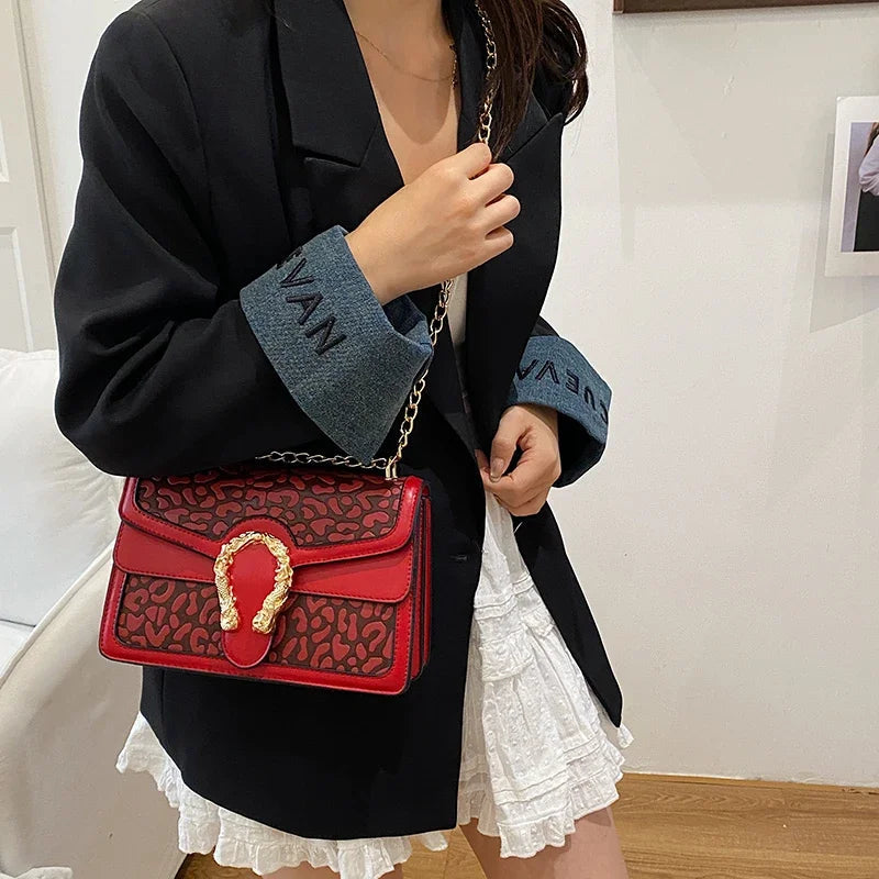 Elegant Crossbody Bag Leather Handbag For Women Shoulder Style By Famous Designer Luxury Brand Popular Classic Good Vibrations