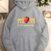 mom with strawberry o women's casual hoodies Good Vibrations