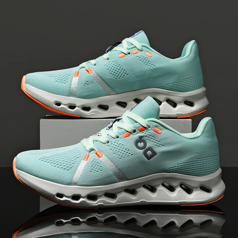 New Running Shoes Men Mesh Lightweight Flat Outdoor Gym Jogging Shoes Comfortable Original Tennis Shoes Cushioning Sneakers Man Good Vibrations