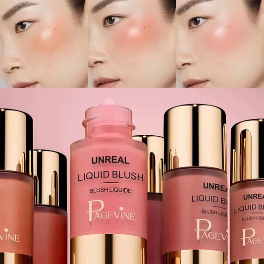 Liquid Blush Velvet Matte Eyeshadow Facial Pigment Lasting Powder Fender Beautiful Natural Cream Orange Peach Rare Blush Makeups Good Vibrations
