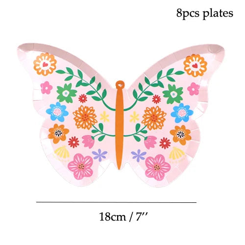 Hawaiian Pink Party Decoration Disposable Tableware Flower Summer Plate Paper Cup Napkin Birthday Decor Wedding Party Supplies Good Vibrations