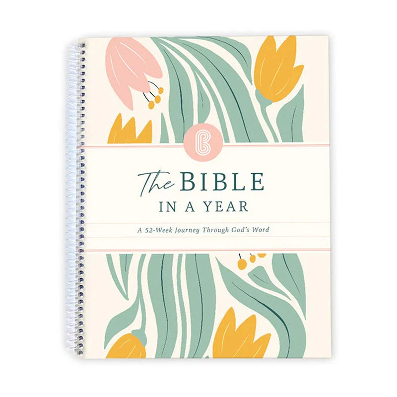 52-Week Bible Study Guide for Women - The Bible in a Year with Spiral Binding, Daily Devotional Journal & Scripture Reading Plan Good Vibrations