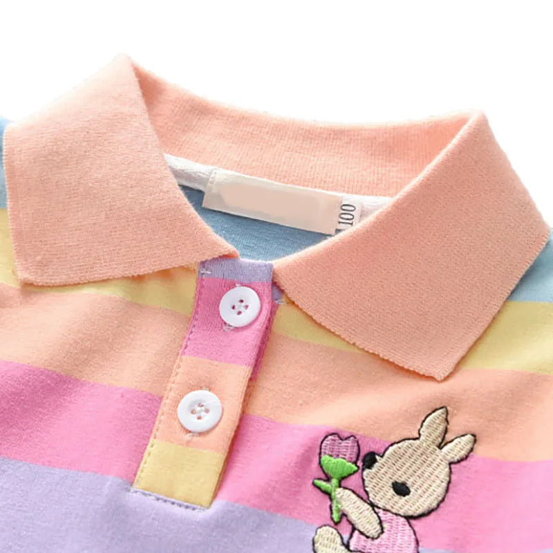 New Girl Dress Children Dresses Kids Clothes Fashion toddler Baby Clothing Spring Summer Gilrs Dress Good Vibrations