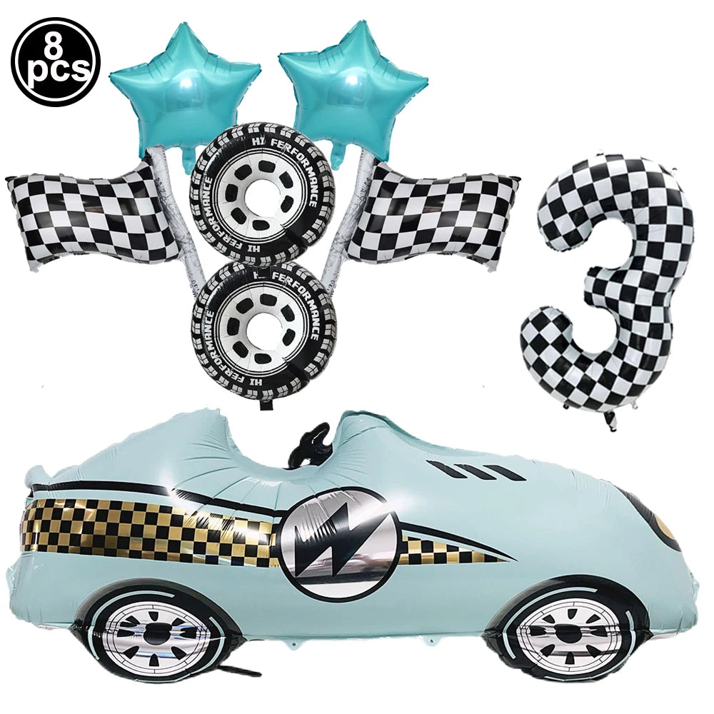 Two Fast Theme Disposable Tablecloth Racing Car Birthday Party Supplies Kids 2nd Birthday Party Decorations Good Vibrations