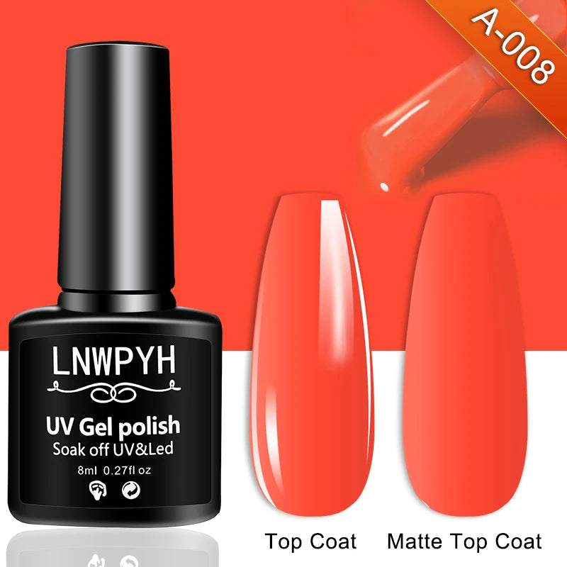 Nail Gel Polish 36 Color Gel Nail Polish Semi Permanent Gel Vernis Base Top Coat Nail Art Manicure Soak Off LED UV Gel Varnishes Good Vibrations