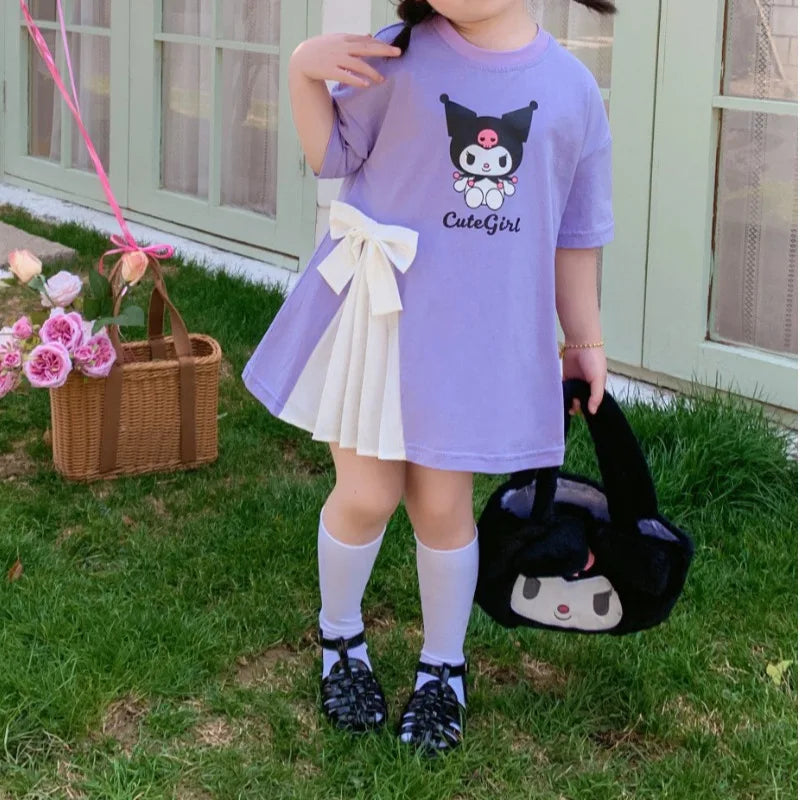 Girls Clothes Summer Princess Dresses Flying Sleeve Kids Party Baby Dresses for Children Clothing Dress Good Vibrations