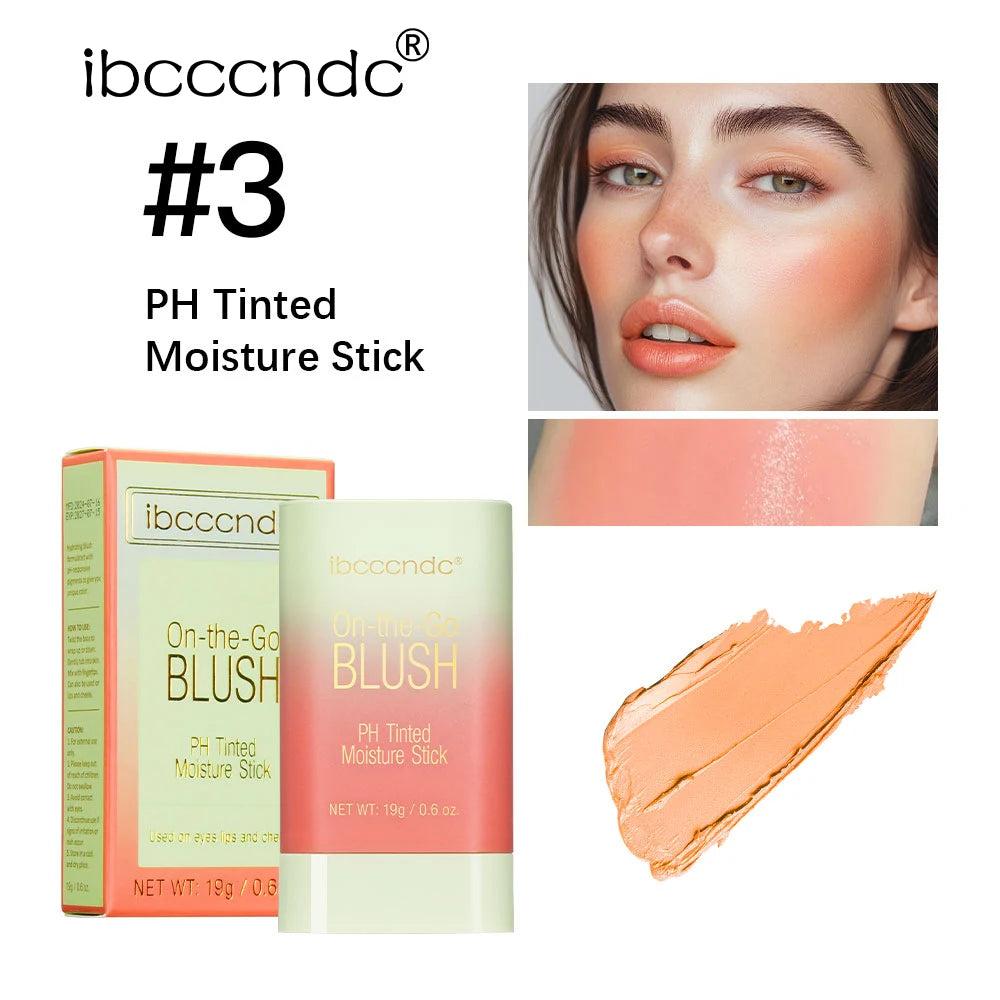Temperature Change 3-in-1 Cheek Lip Tinted pixiBlush Stick Temperature Change Blush Makeup Products Cosmetic Palette Stick Face Good Vibrations