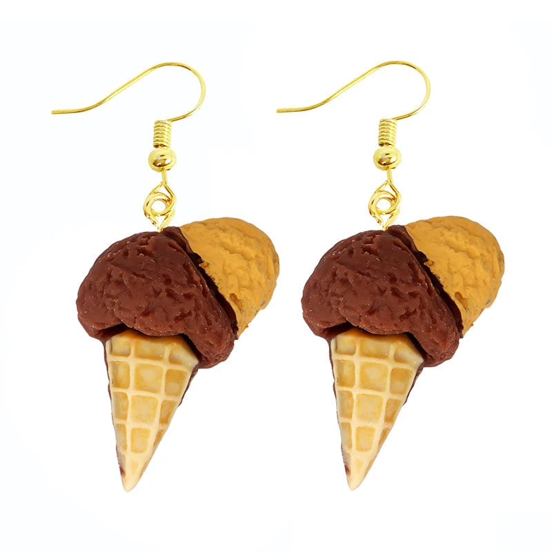Earrings For Women Girls Cute Foods Hamburg Pizza Chicken Leg Candy Bottle Handmade Candy Kids Funny Resin Good Vibrations Adult Super Store
