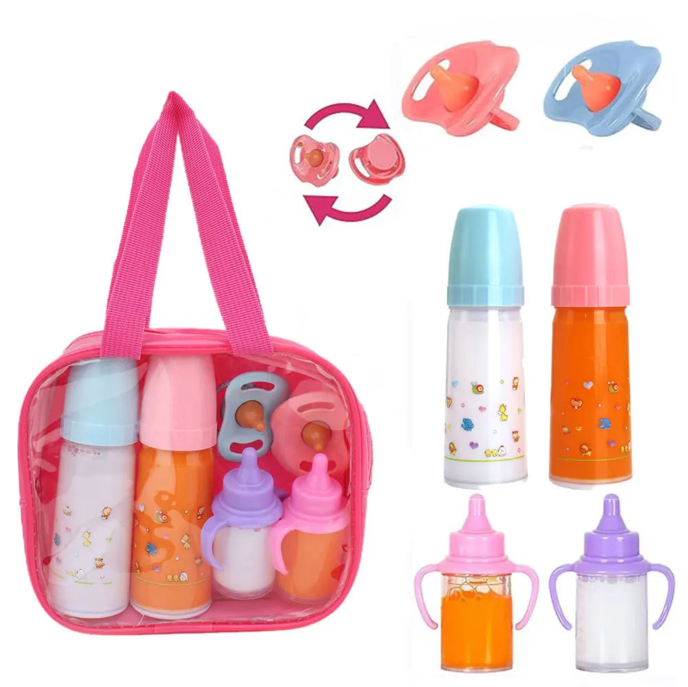 Baby Disappearing Doll Feeding Set Wear For Reborn Baby Doll, Multiple Baby Doll Accessories, Children Best Birthday Gift. Good Vibrations