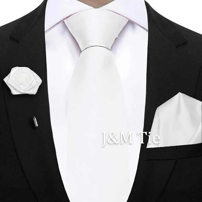 Mens Ties Set Sage Green Pink Grey Brown NeckTie Pocket Square Brooch Wedding Tie Suit Accessories Fit Group Holiday Party