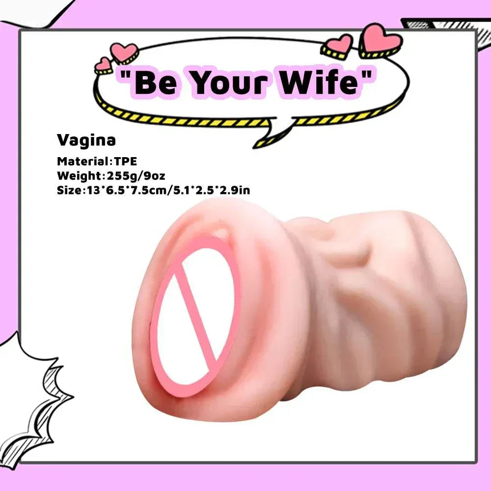 Realistic male masturbator with textured design, soft TPE material, and discreet packaging.