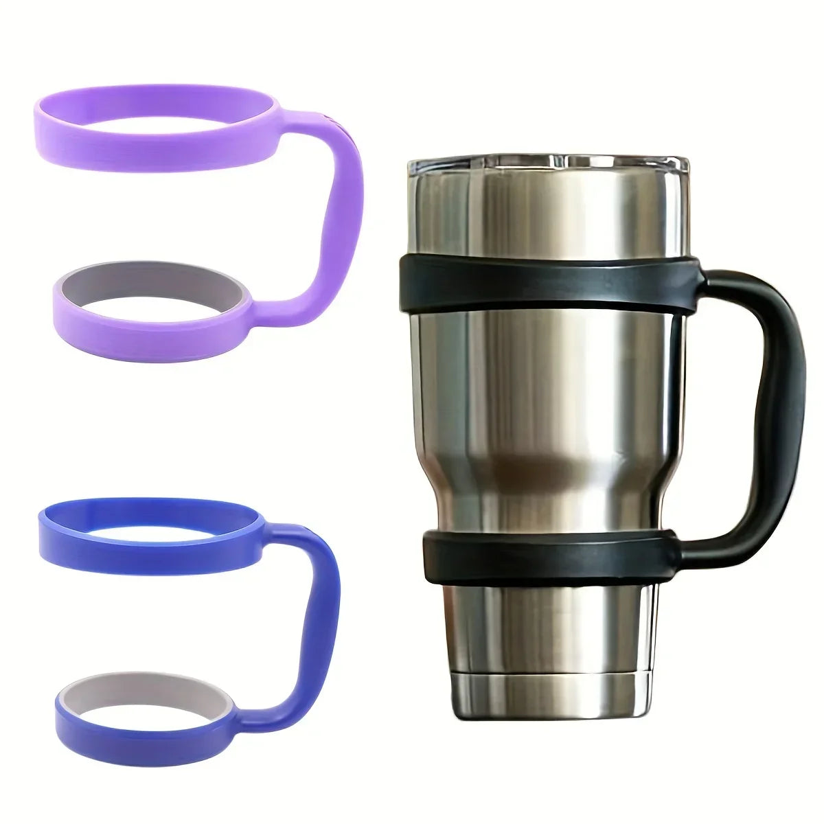 1pc 30oz Tumbler Handles For YETI, RTIC, Ozak Trail, Travel Mug Cup, SIC, Rambler And All Brands Of Tumbler Good Vibrations