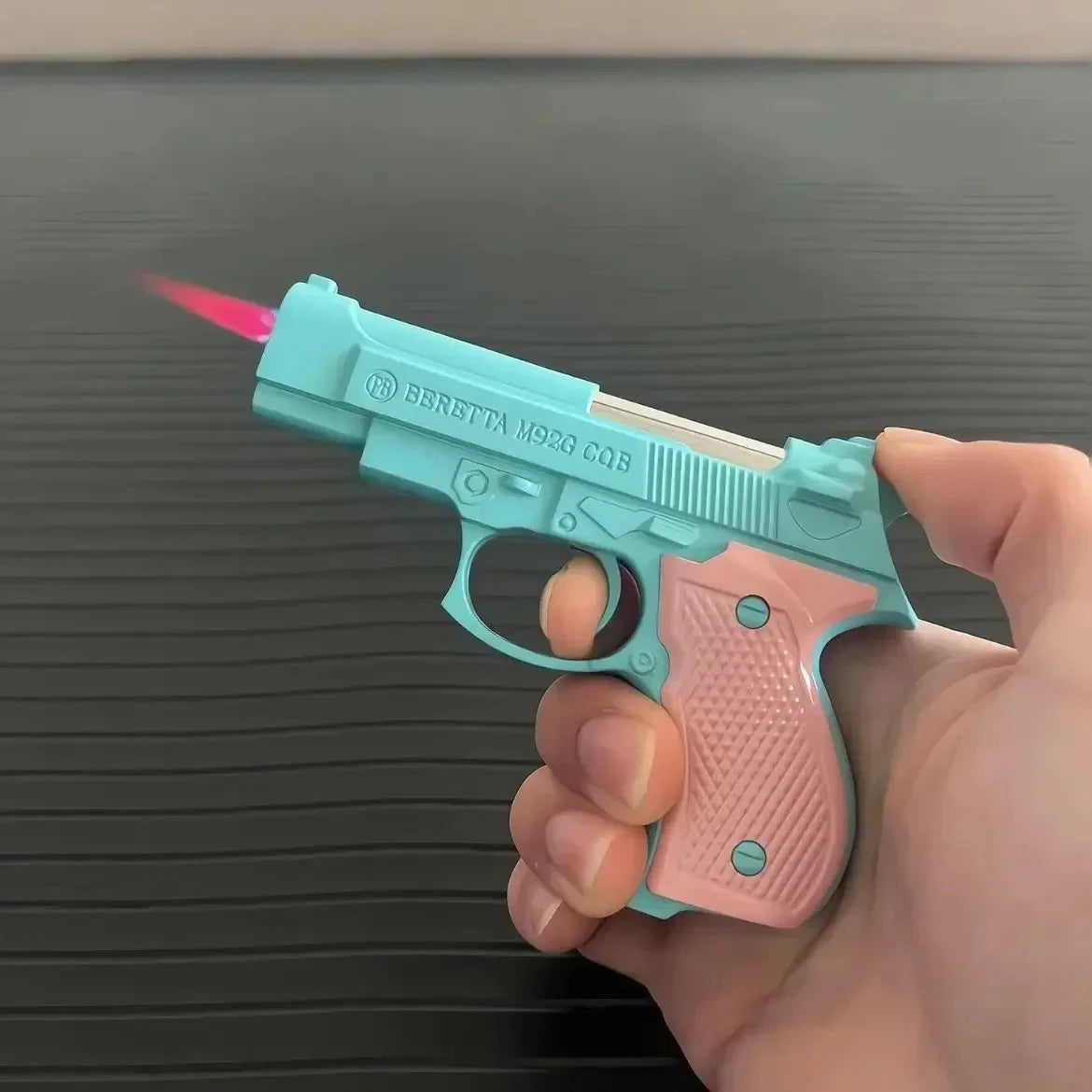 New Windproof Portable Inflatable Lighter Spray Wind Color Flame Gun Torch Butane Lighter Cigarette Accessories Smoking Gifts Good Vibrations Adult Super Store