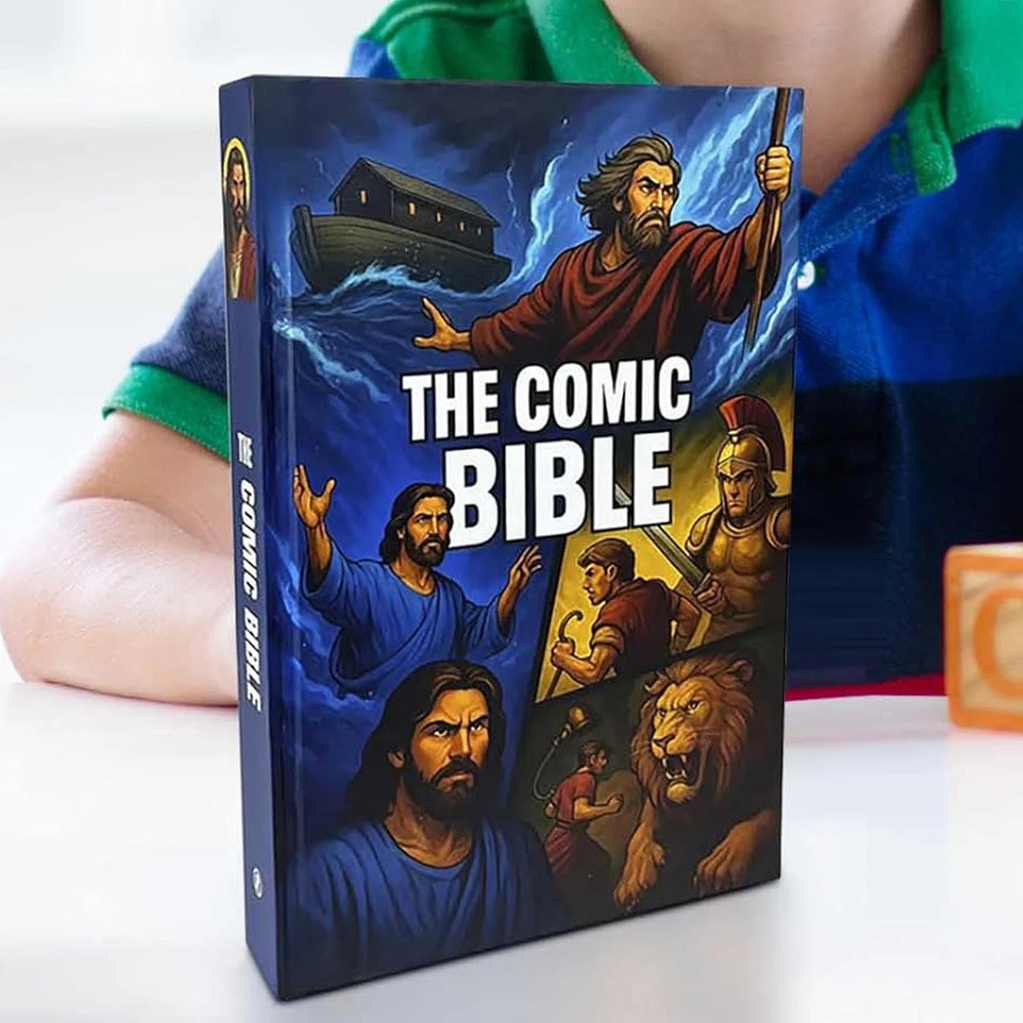 The Comic Bible for All Ages, New Full-Color Illustrated Bible Comic Book, from Genesis to Revelation with Complete, Christian G Good Vibrations