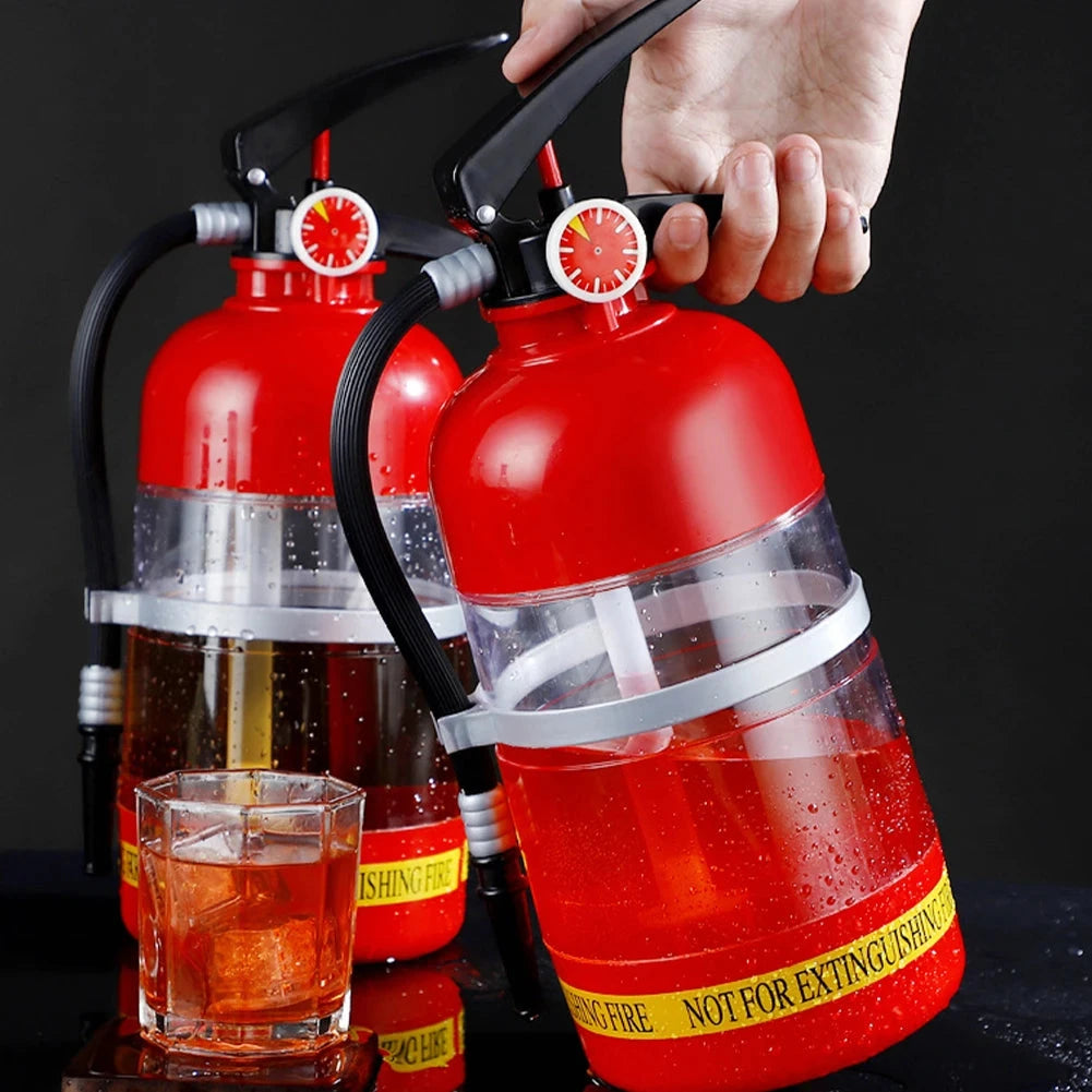 1.5L  Wine Drink Dispenser Fire Extinguisher Pourer Party Beer Dispenser Beverage Wine Spirits Beer for Party Bar Accessory Good Vibrations Adult Super Store