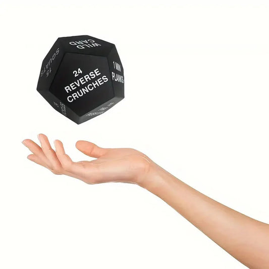Fitness Game Dice PU Foam 12 Sides Rounded Numbers DiceEnjoy New Exercise Methods Anywhere Add Surprise Fun To Fitness Routine Good Vibrations
