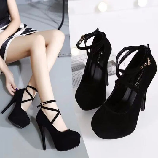 High Heels Women Summer Shoes Women Pumps Platform Heels Luxury Designer Shoes Sexy Thin Heel Wedding Shoes Zapatos De Mujer Good Vibrations