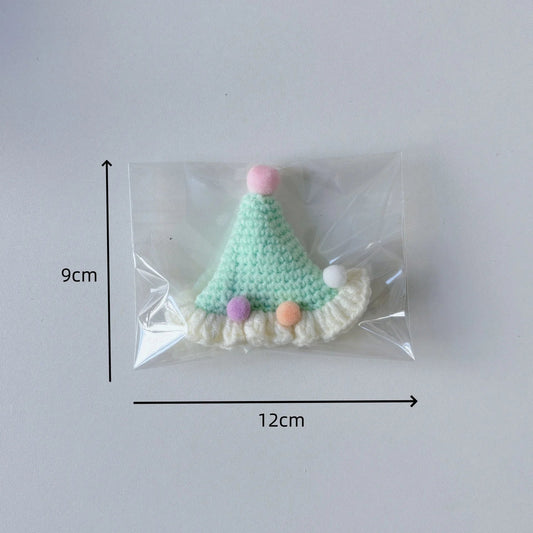1pc Exquisitely Pet Hats Handmade Mini Pets Caps Crocheted Fashion Cats & Dogs Cute Pom-pom Photo Prop Pet Accessories Good Vibrations