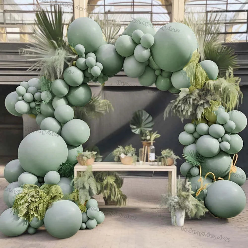 5-18in Boho Birthday Balloons Twilight Pink Blue White Sand Balloons for Wedding Birthday Baby Shower Graduation Party Decor Good Vibrations