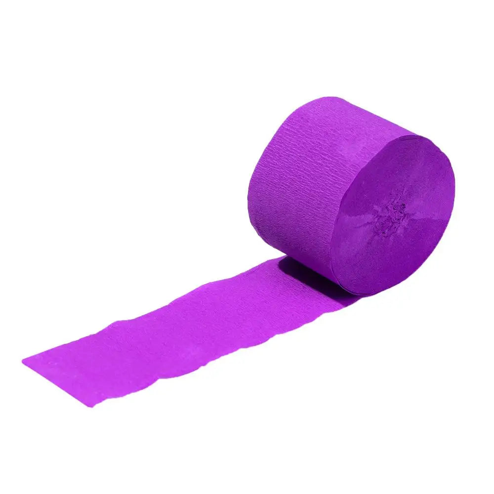 1 Roll DIY Party Supplies Baby Shower Decoration Garland Photography Backdrops DIY Paper Crepe Paper Streamers Wedding Decor Good Vibrations