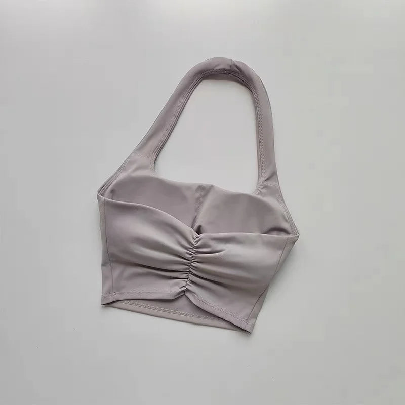 Fitness Bra Workout Tops Gym Fitness Sports Bras Sexy Athletic Sport Bra Women Backless Gym Yoga Crop Top Good Vibrations