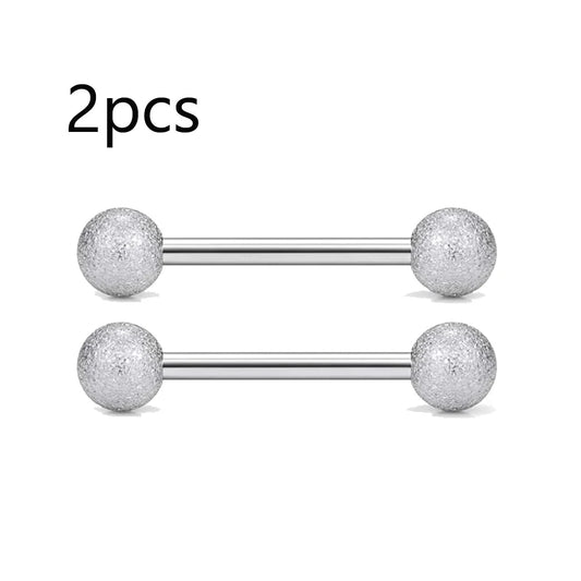 14G Tongue Rings Nipple Rings Surgical Steel Barbell Nipplering Body Piercing Jewelry for Women Men 12MM 14MM 16MM 18MM Bar Leng Good Vibrations Adult Super Store