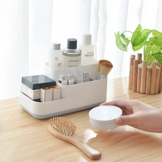 Large Capacity Cosmetic Storage Box Cosmetic Drawer Dressing Table Container Jewelry Nail Polish Makeup Sundries Storage Box Good Vibrations
